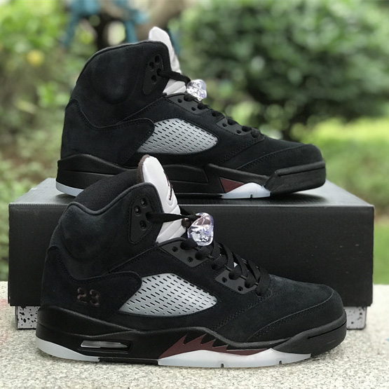 A Ma Maniére x Air Jordan 5 “Black” Sneakers      FD1330-001  - DopestKickz