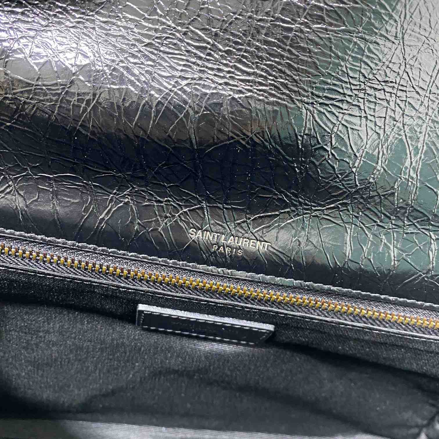 Saint Laurent Niki Medium Chain Bag In Crinkled Vintage Leather  - DopestKickz