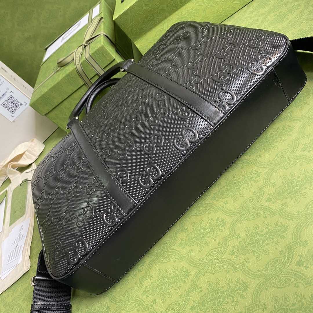 Gucci GG Embossed Briefcase(40-29-6cm) - DopestKickz