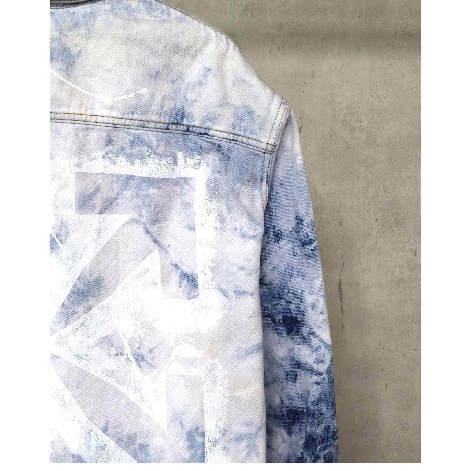 Off-White Men's Skater Heaven Denim Jacket - DopestKickz