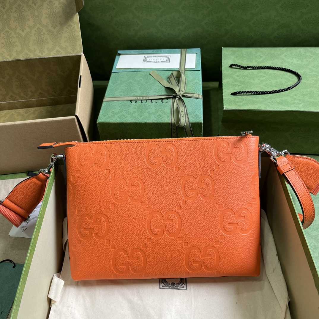 Gucci Jumbo GG Medium Messenger Bag(31-24.5-5cm) - DopestKickz