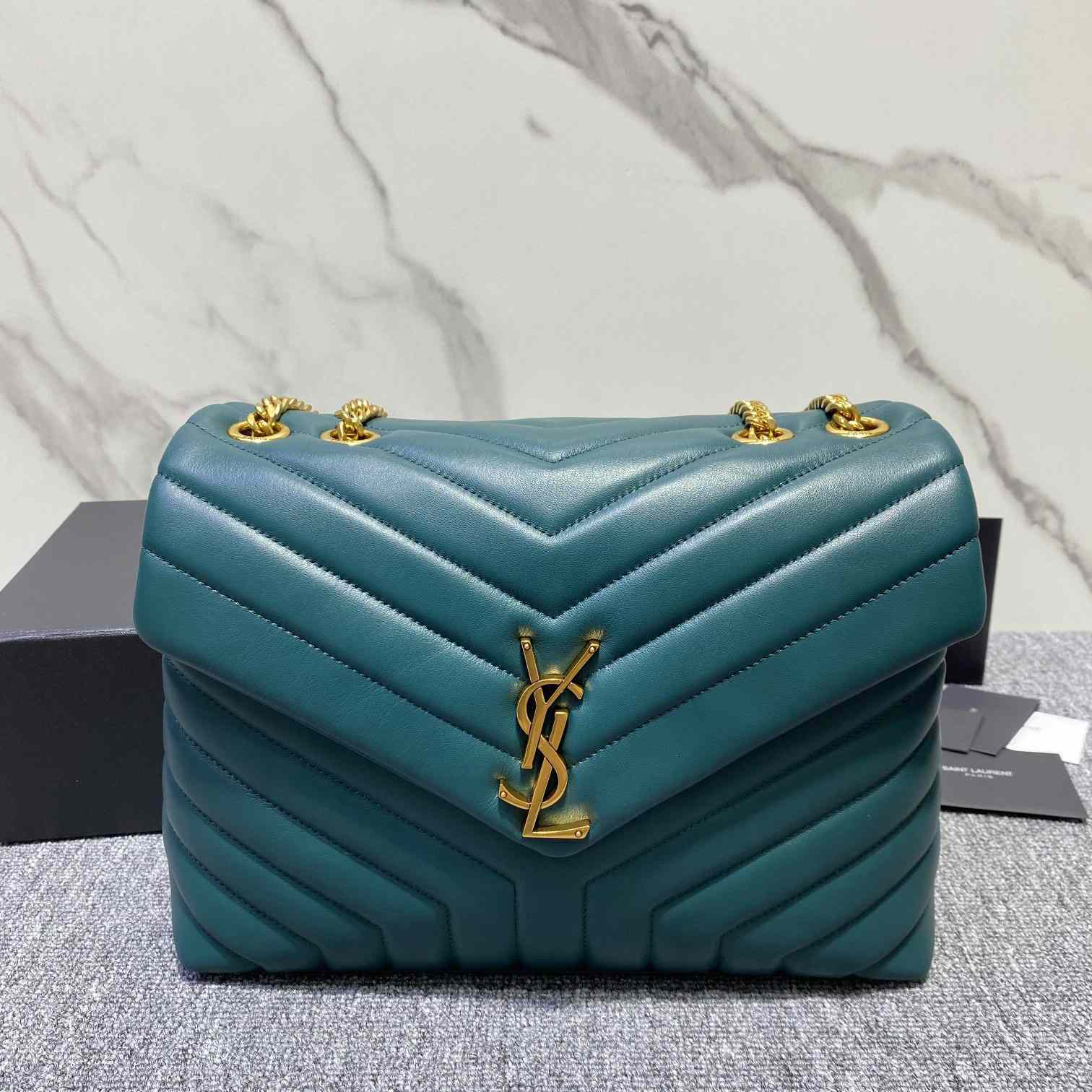 Saint Laurent Loulou Medium Chain Shoulder Bag - DopestKickz