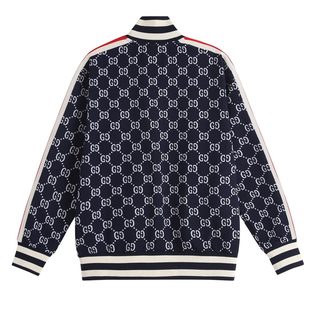 Gucci GG Jacquard Cotton Jacket - DopestKickz