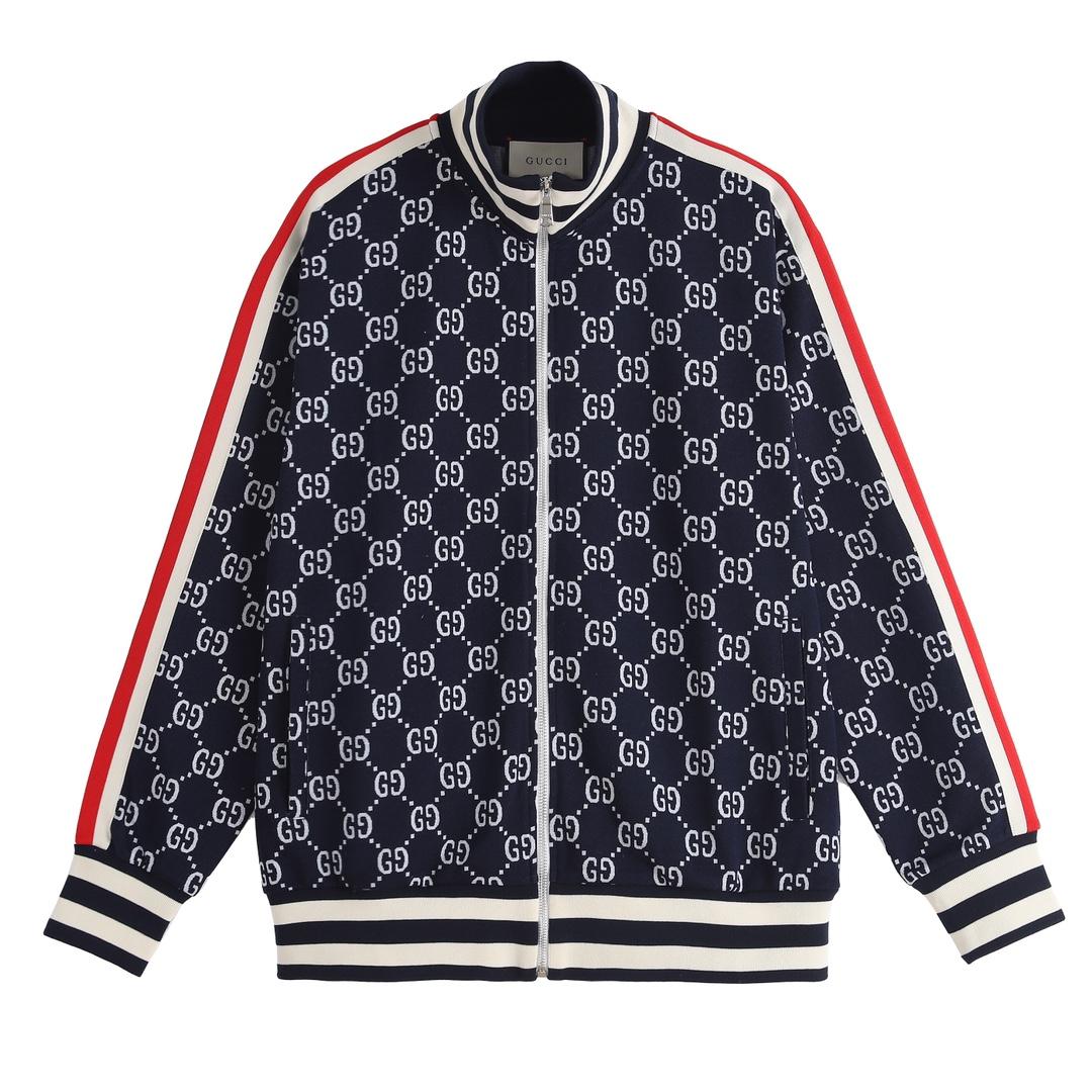 Gucci GG Jacquard Cotton Jacket - DopestKickz