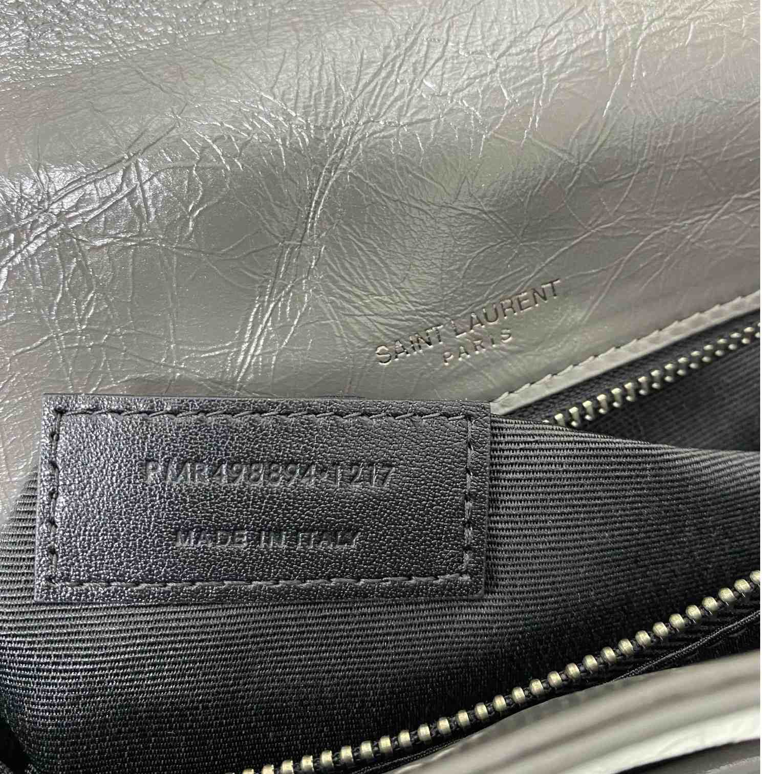 Saint Laurent Niki Medium Chain Bag In Crinkled Vintage Leather  - DopestKickz