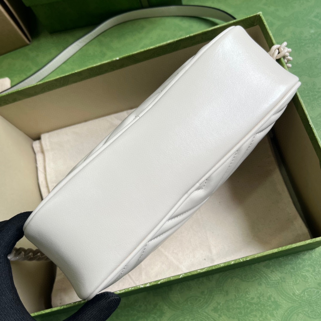 Gucci GG Marmont Matelassé Shoulder Bag(24*13*7cm) - DopestKickz