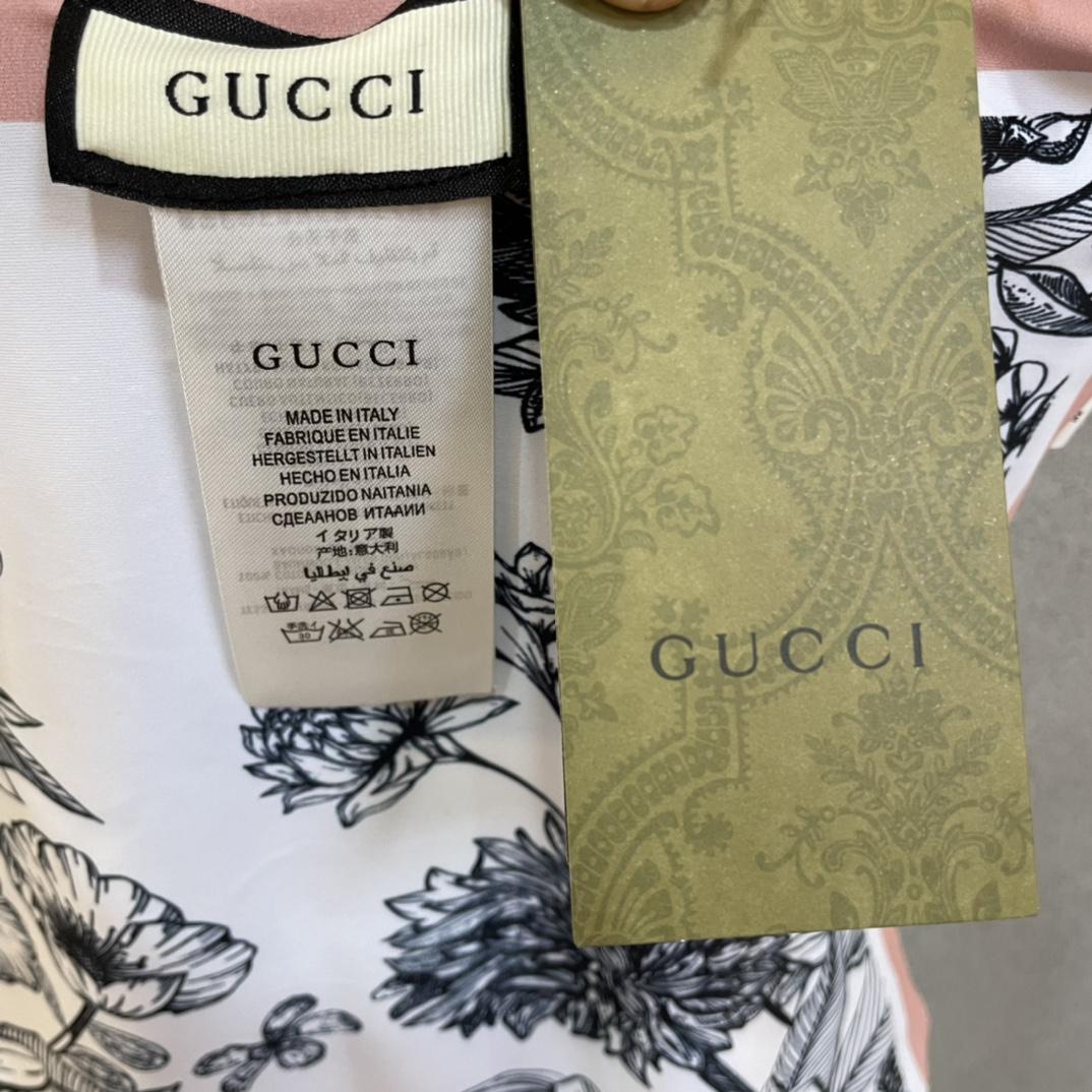 Gucci Visual Mood Reversible Tie-shoulder One Piece Swimsuit - DopestKickz