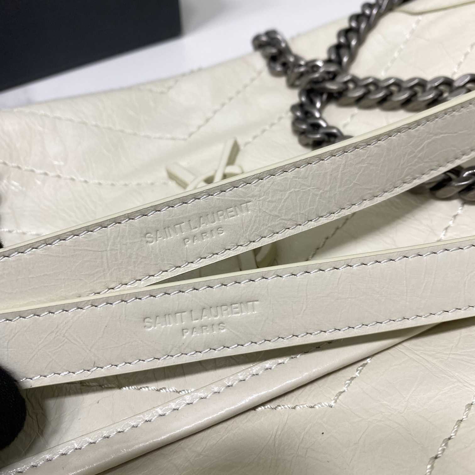 Saint Laurent Niki Medium Chain Bag In Crinkled Vintage Leather  - DopestKickz
