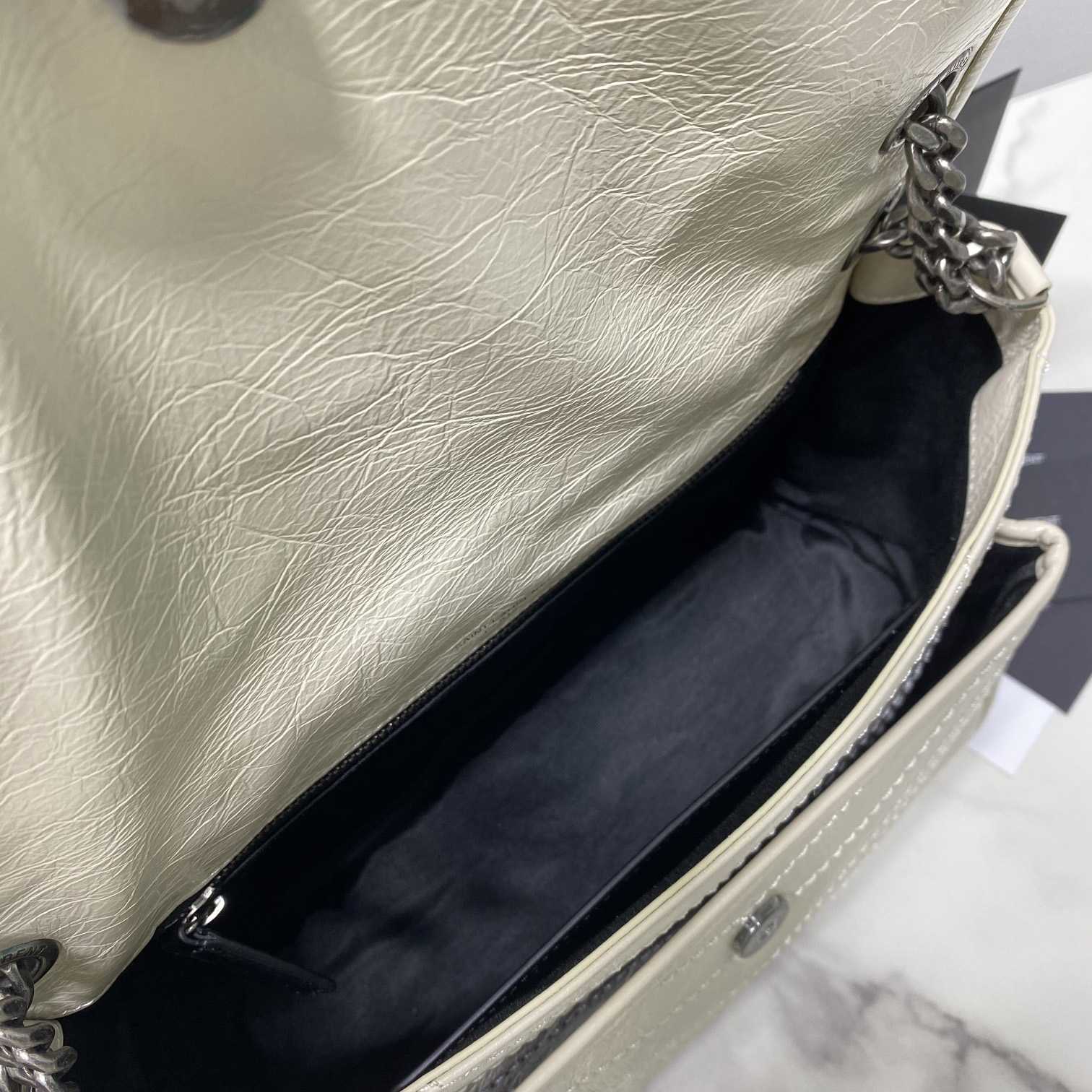 Saint Laurent Niki Medium Chain Bag In Crinkled Vintage Leather  - DopestKickz