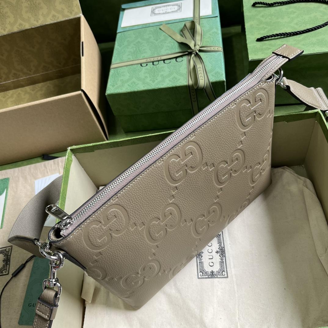 Gucci Jumbo GG Medium Messenger Bag(31-24.5-5cm) - DopestKickz