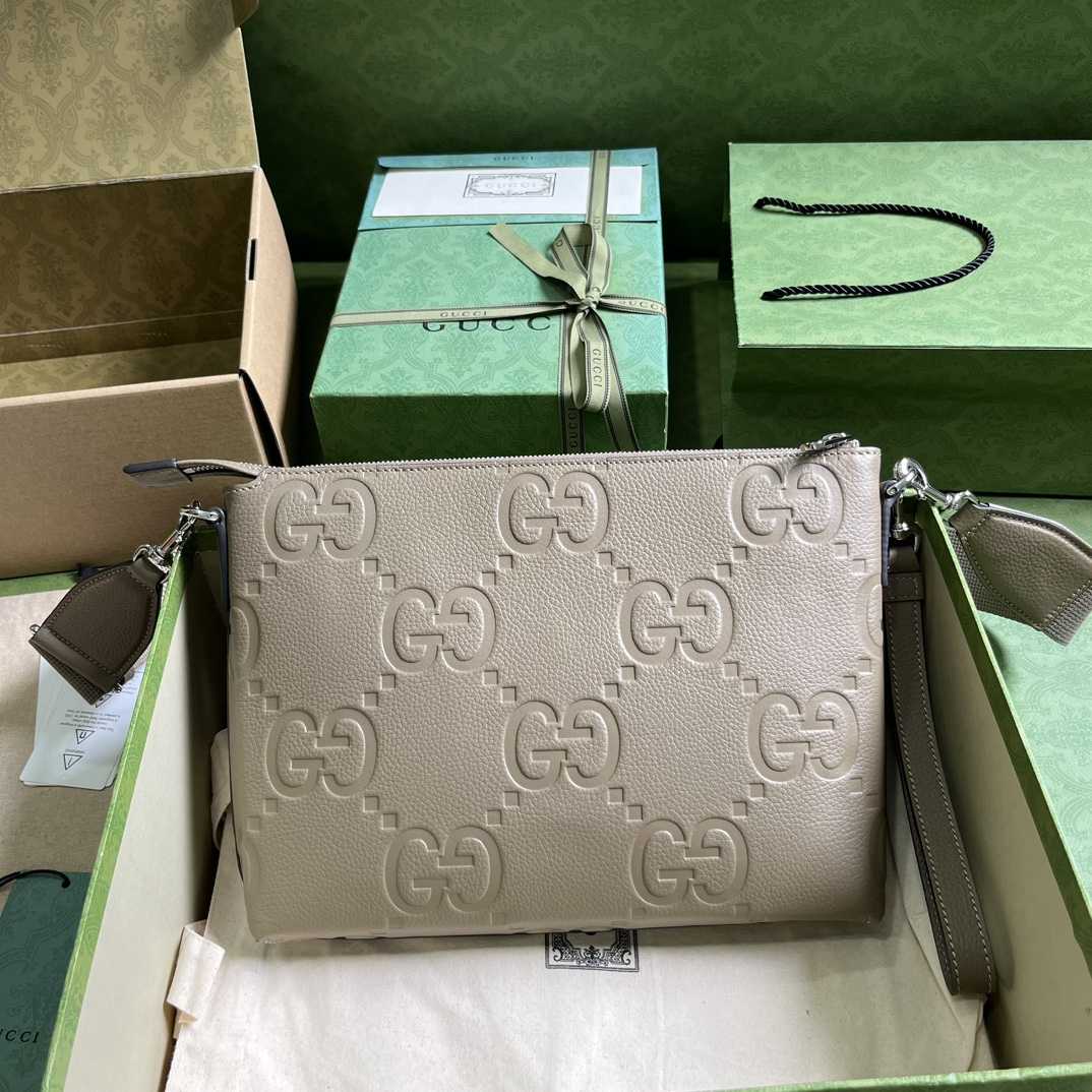 Gucci Jumbo GG Medium Messenger Bag(31-24.5-5cm) - DopestKickz