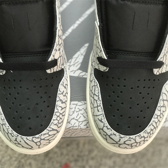 Air Jordan 1 Low OG “Black Cement” Sneaker      CZ0790-001 - DopestKickz