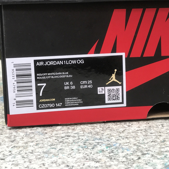 Air Jordan 1 Low Sneaker  CZ0790-147 - DopestKickz