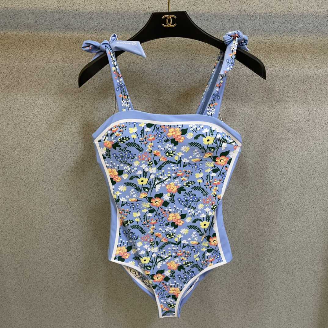 Gucci Visual Mood Reversible Tie-shoulder One Piece Swimsuit - DopestKickz
