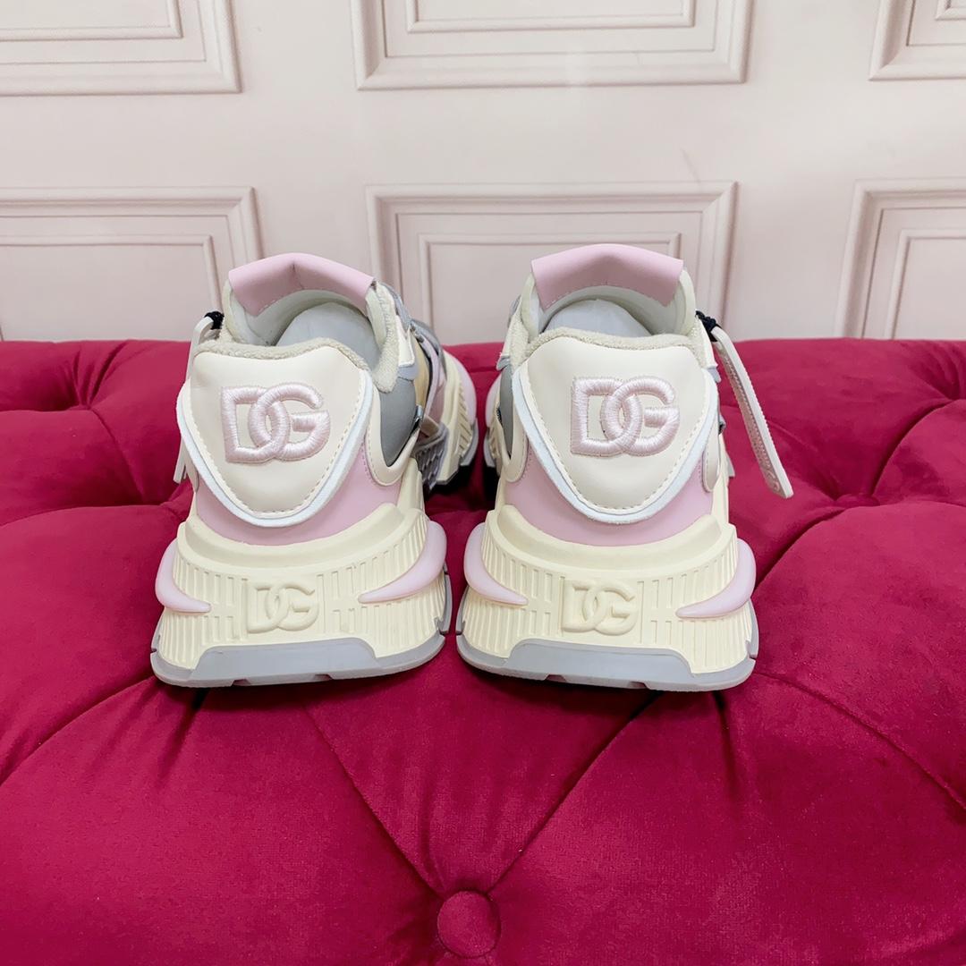Dolce & Gabbana Mixed-Material Airmaster Sneakers - DopestKickz
