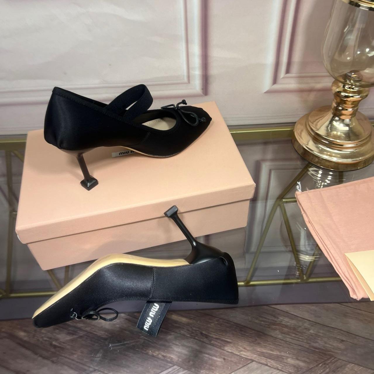 Miu Miu Satin Pumps - DopestKickz