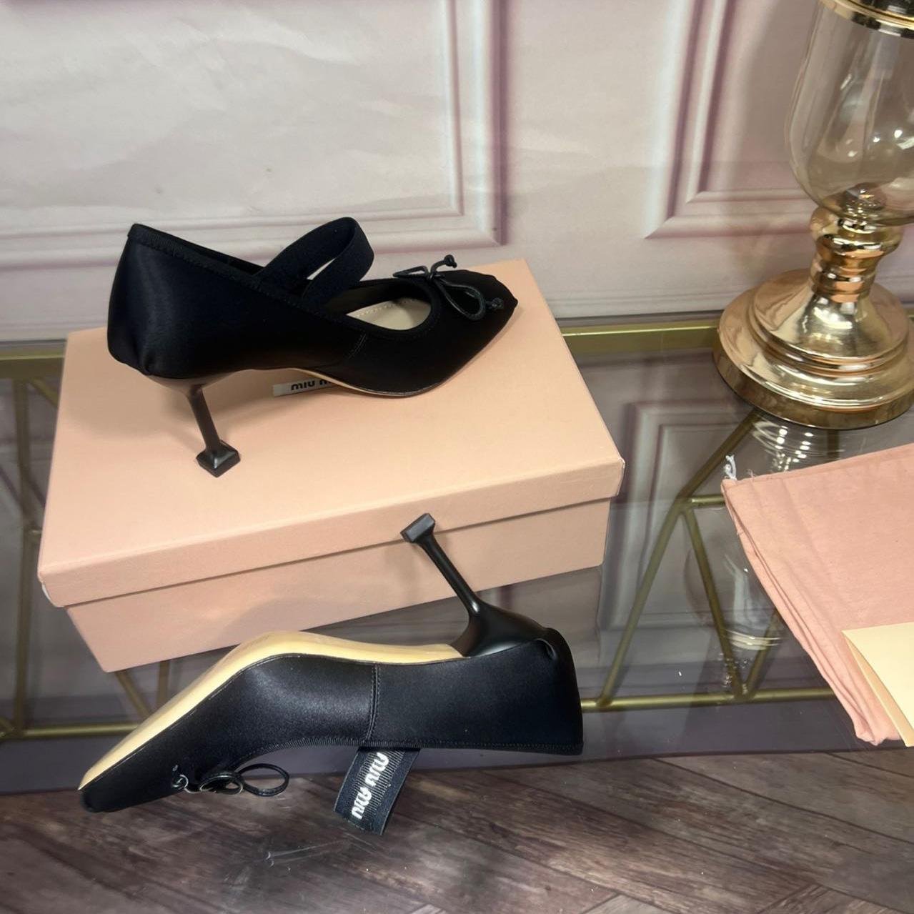 Miu Miu Satin Pumps - DopestKickz