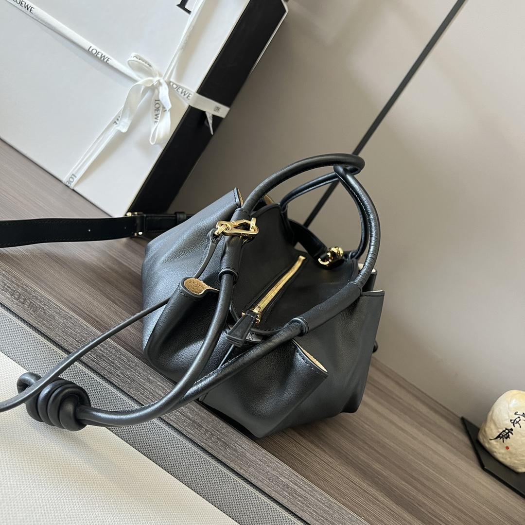 Loewe Small Paseo Bag In Shiny Nappa Calfskin - DopestKickz