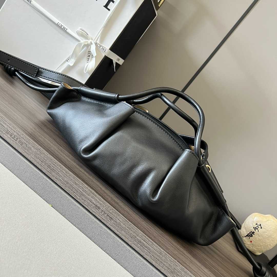 Loewe Small Paseo Bag In Shiny Nappa Calfskin - DopestKickz