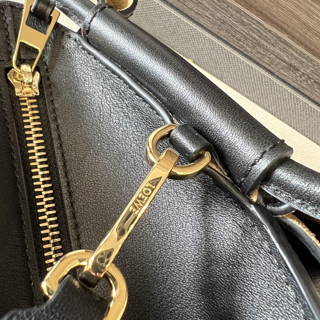 Loewe Small Paseo Bag In Shiny Nappa Calfskin - DopestKickz