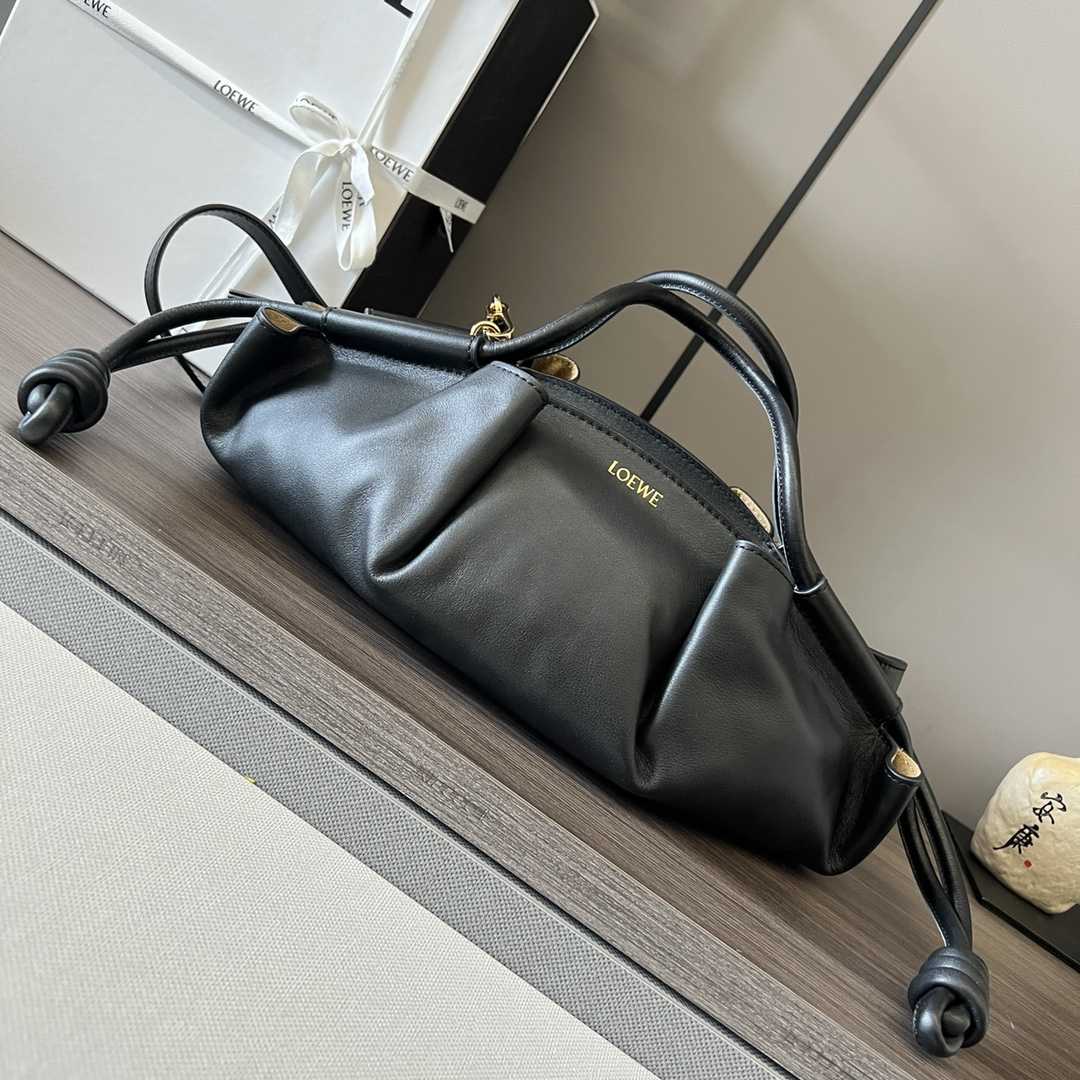 Loewe Small Paseo Bag In Shiny Nappa Calfskin - DopestKickz