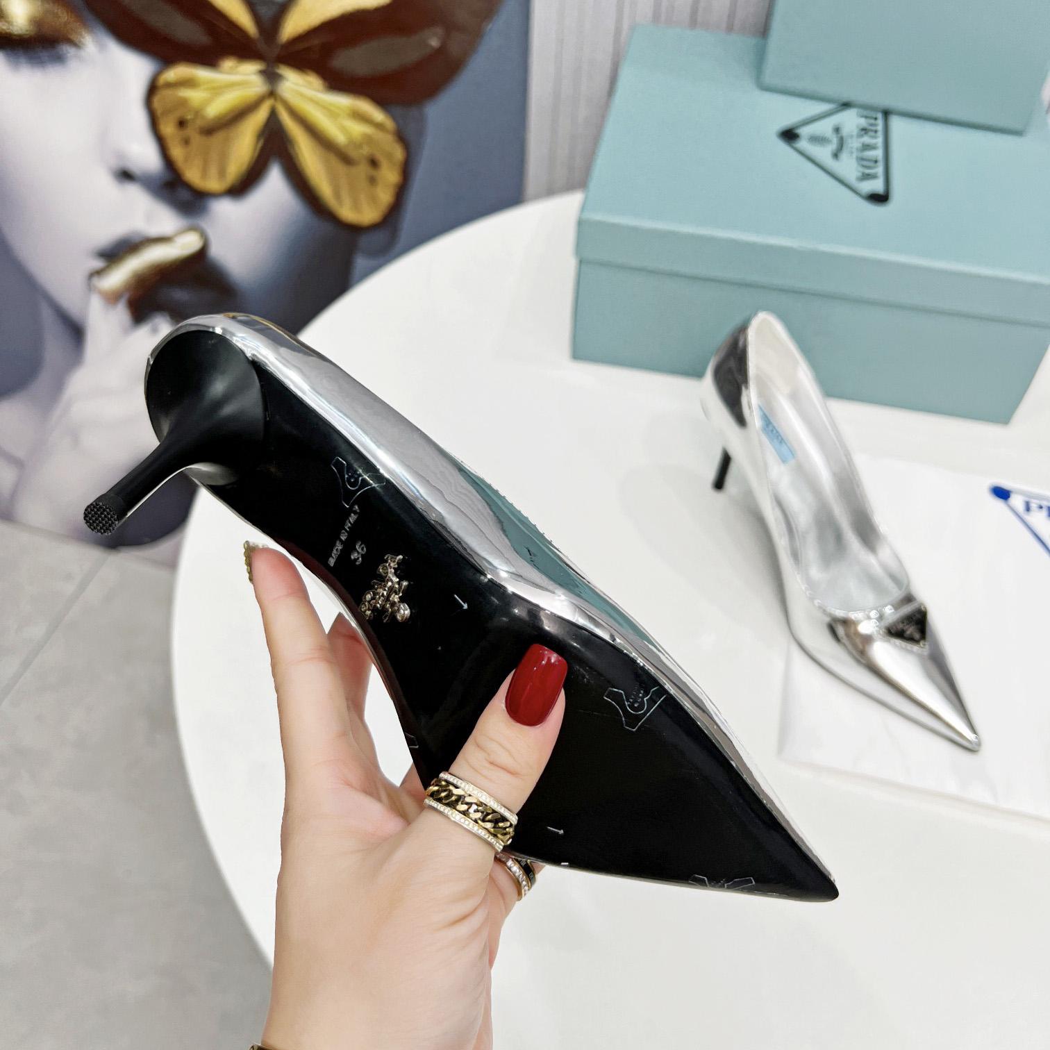Prada Patent Leather Pumps - DopestKickz
