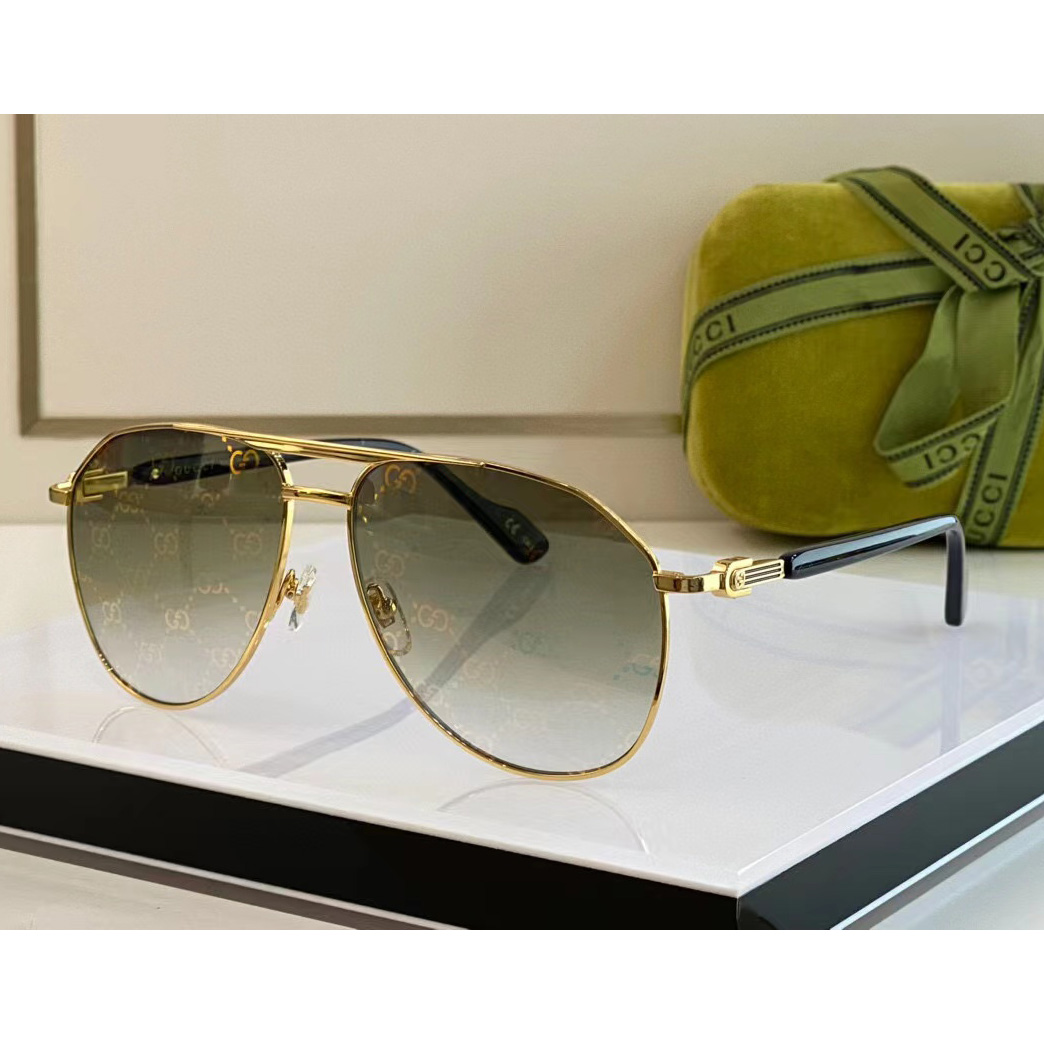 Gucci Aviator Frame Sunglasses - DopestKickz