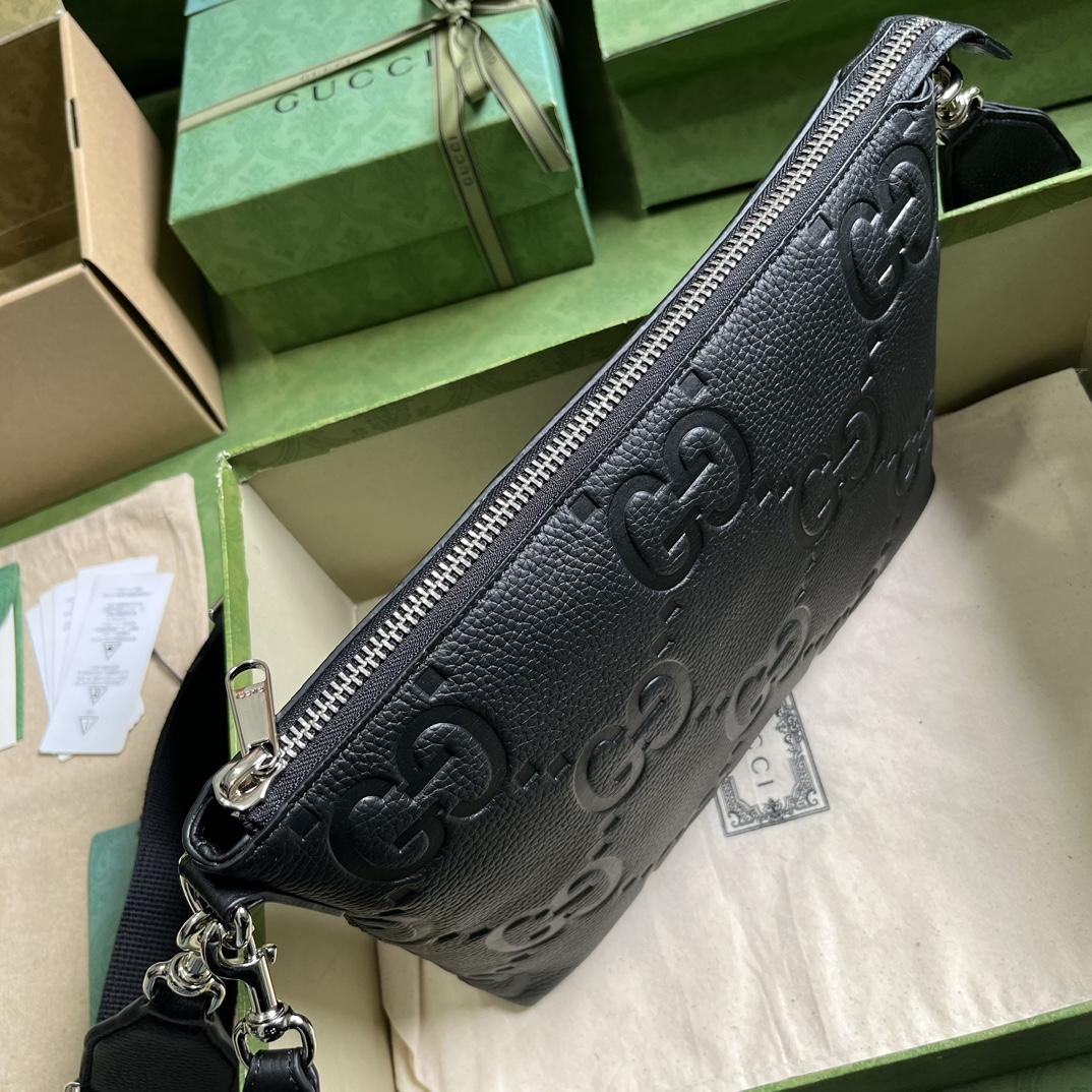 Gucci Jumbo GG Medium Messenger Bag(31-24.5-5cm) - DopestKickz