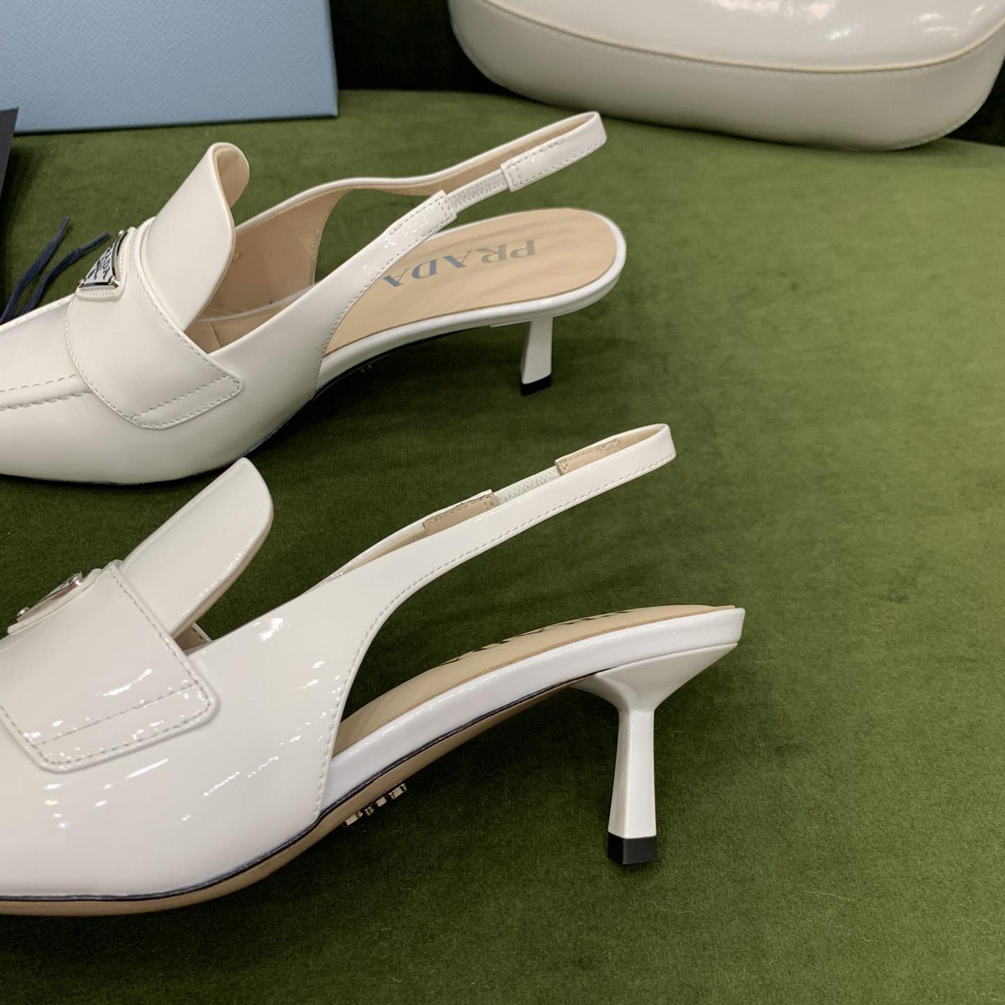 Prada Patent Leather Slingbacks - DopestKickz