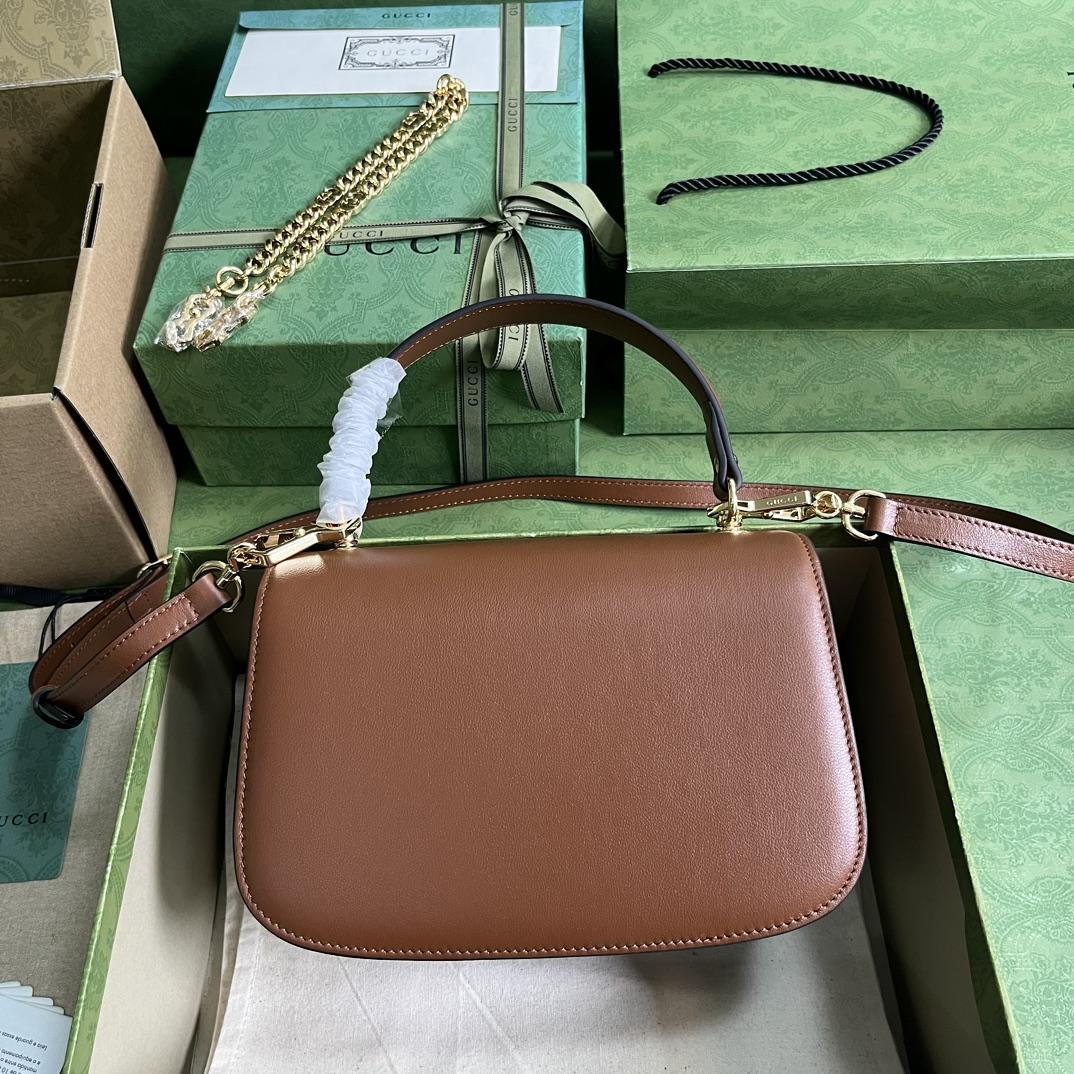 Gucci Blondie Small Top Handle Bag(23-15-11cm) - DopestKickz