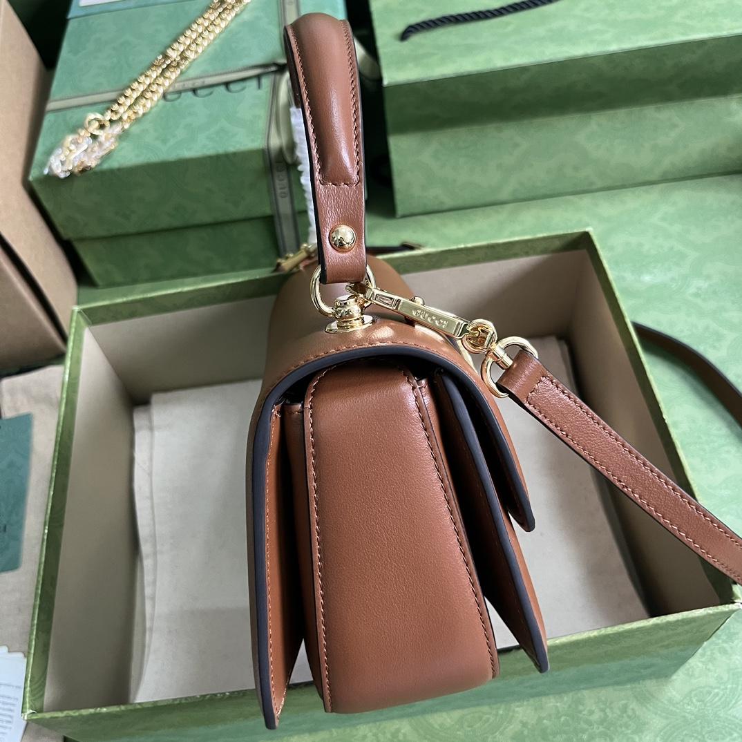 Gucci Blondie Small Top Handle Bag(23-15-11cm) - DopestKickz