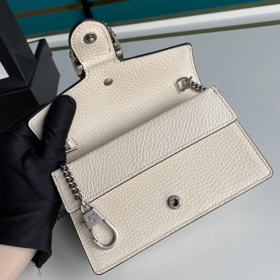 Gucci Dionysus Super Mini Leather Bag(16.5-10-4.5cm)    - DopestKickz