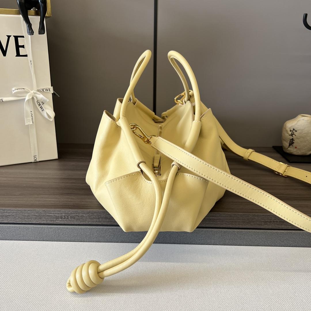 Loewe Paseo Bag In Shiny Nappa Calfskin - DopestKickz