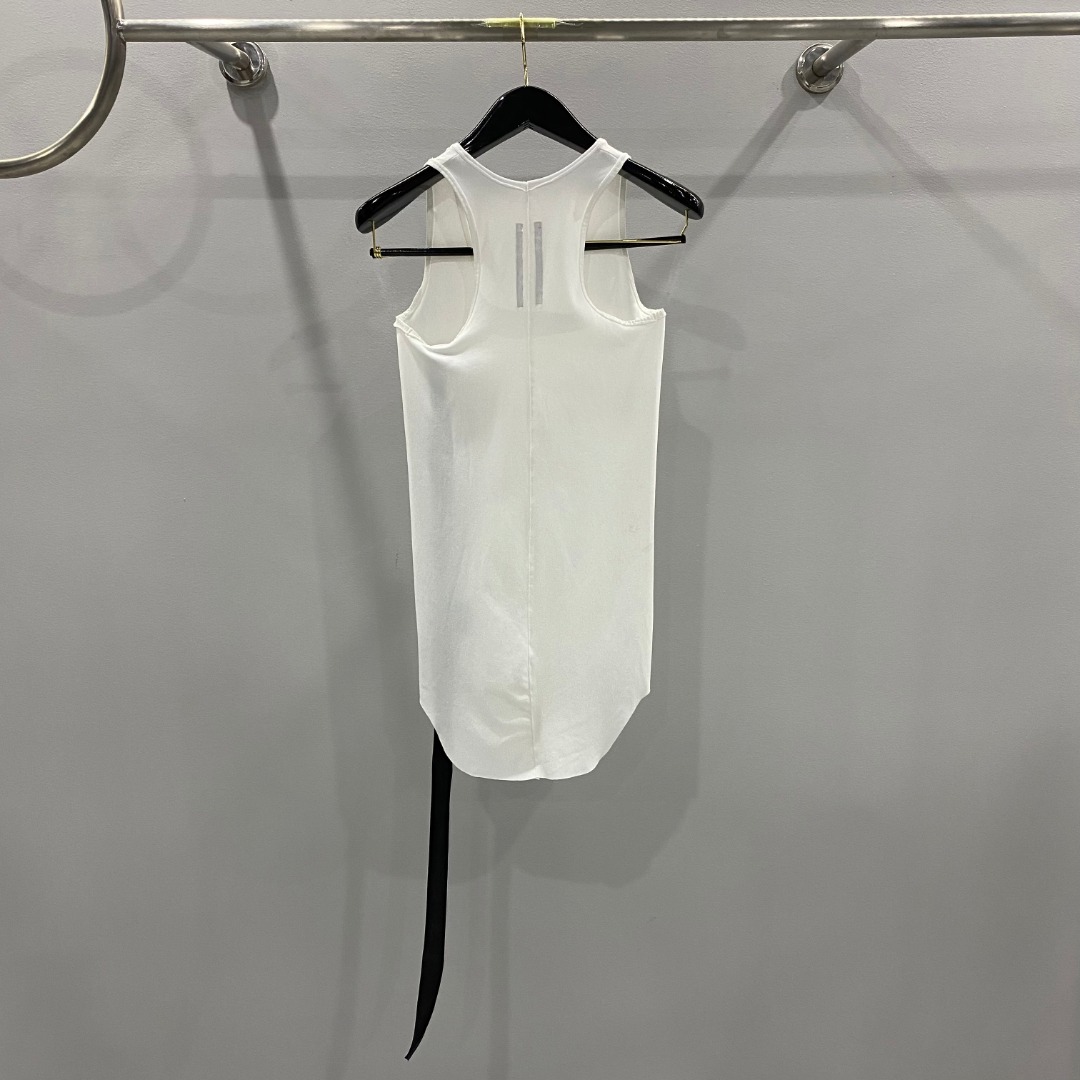 Rick Owens Drkshdw Curved-hem Tank Top - DopestKickz