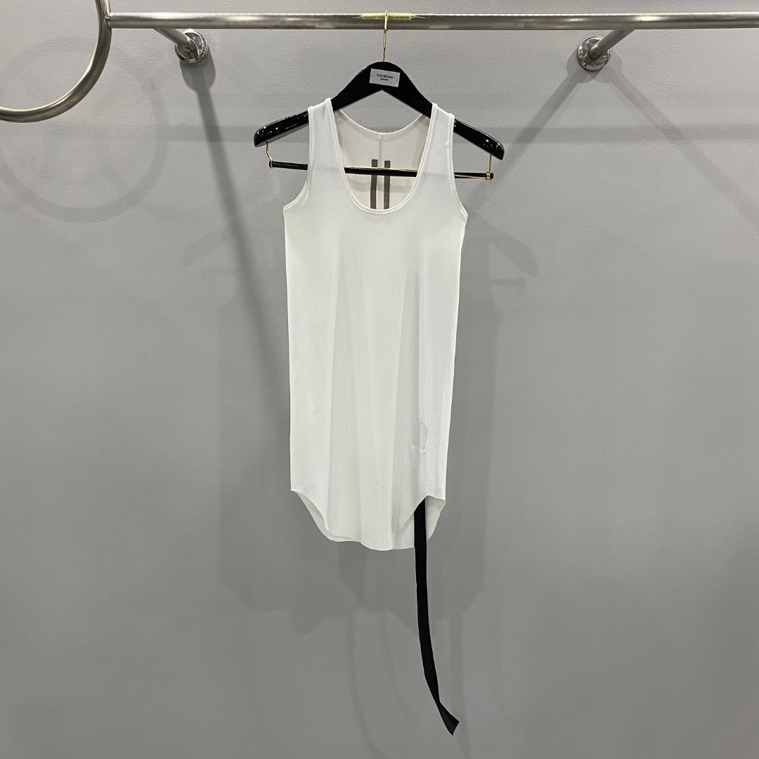 Rick Owens Drkshdw Curved-hem Tank Top - DopestKickz