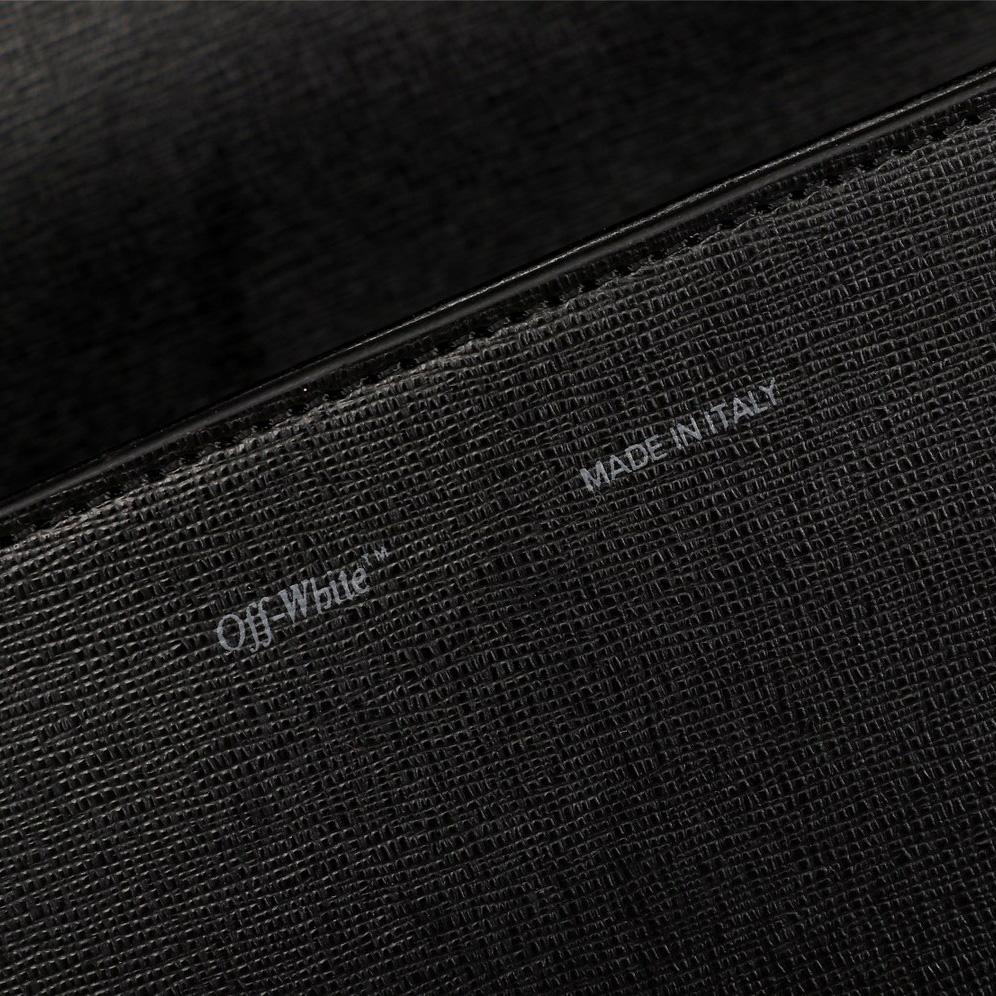 Off white Leather Cross Body Bag (18-16-9cm) - DopestKickz