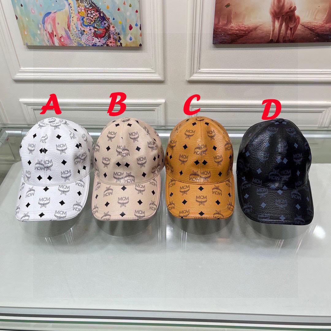 MCM Faux-leather Logo-print Cap - DopestKickz