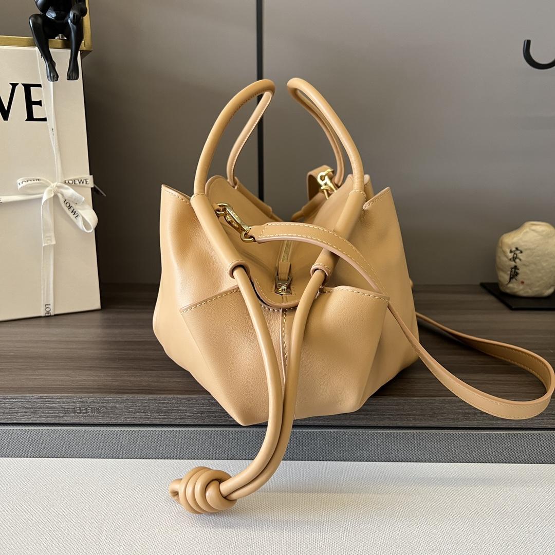 Loewe Paseo Bag In Shiny Nappa Calfskin - DopestKickz