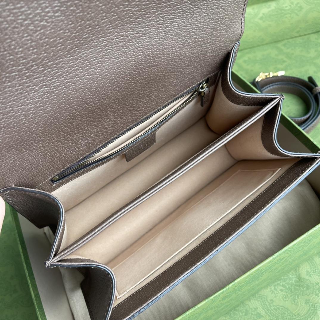 Gucci Ophidia GG Small Top Handle Bag(25-17.5-7cm) - DopestKickz