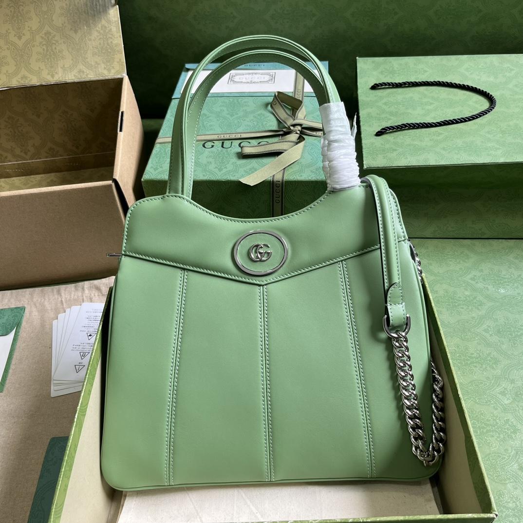 Gucci Petite GG Small Tote Bag (28-21-6.5cm) - DopestKickz
