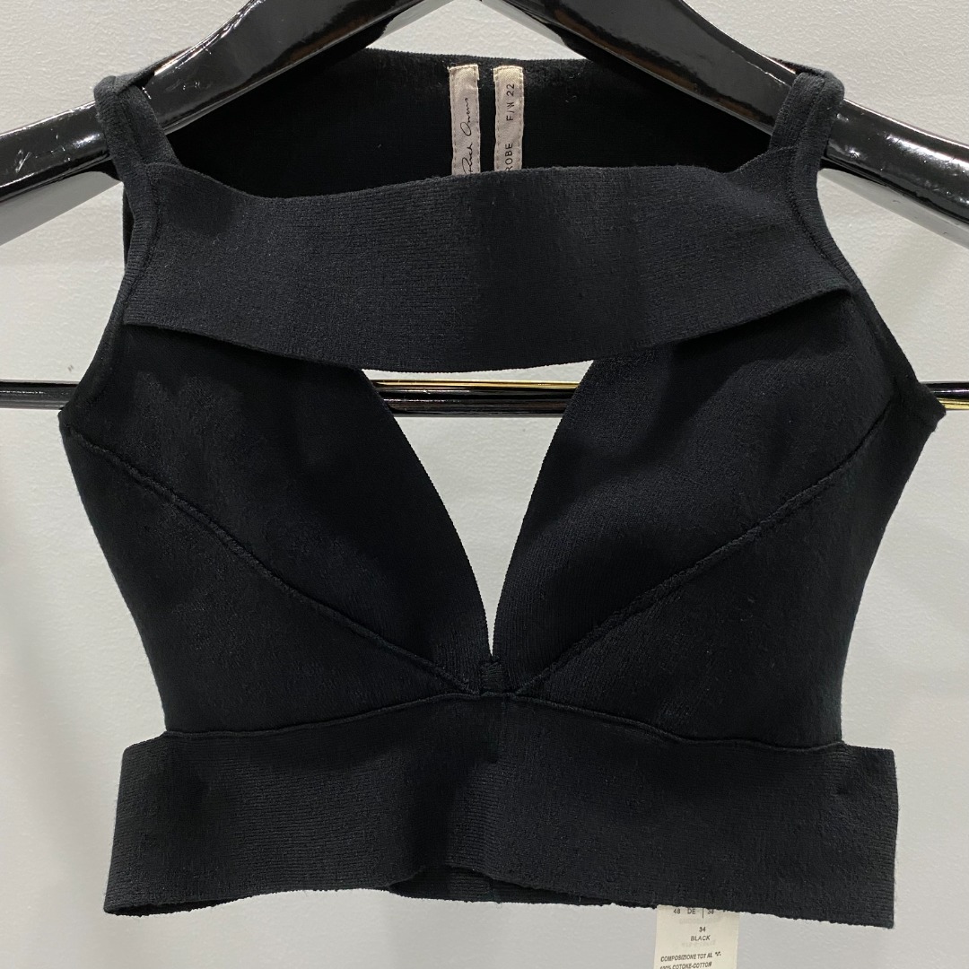 Rick Owens Sling Bra Knit Top - DopestKickz