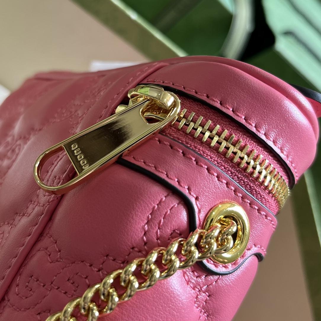 Gucci GG Matelassé Top Handle Mini Bag(16-10.5-5cm) - DopestKickz