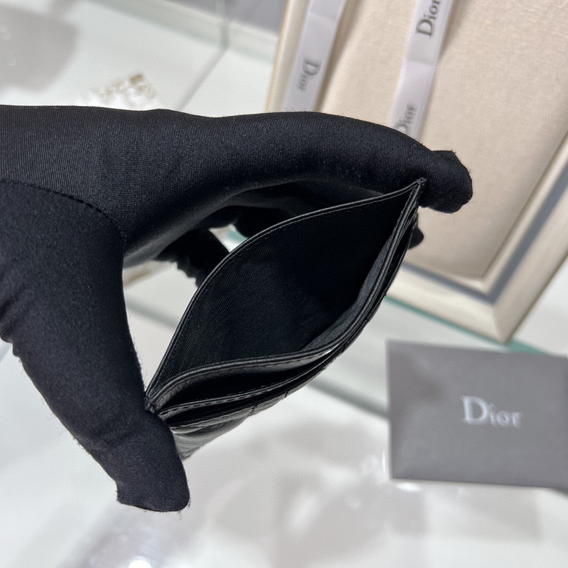 Dior Caro Five-Slot Card Holder - DopestKickz