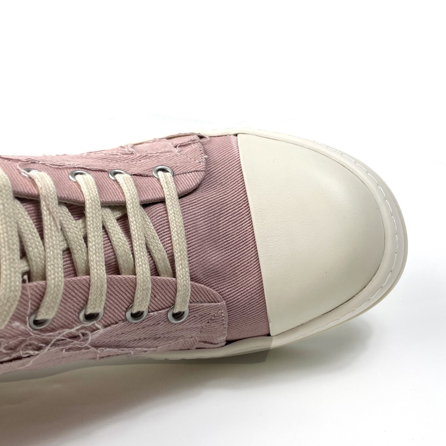 Rick Owens Drkshdw Slashed Low Sneakers - DopestKickz