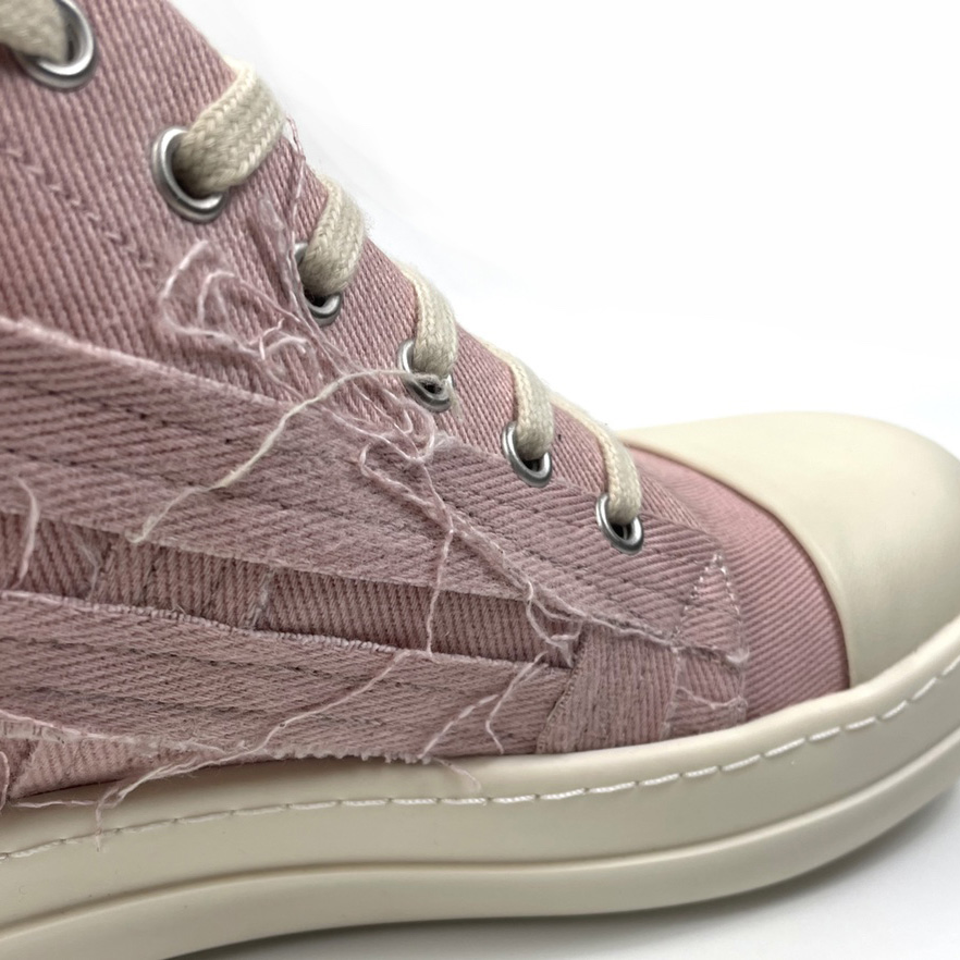 Rick Owens Drkshdw Slashed Low Sneakers - DopestKickz