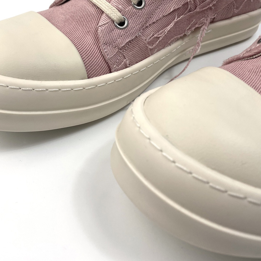 Rick Owens Drkshdw Slashed Low Sneakers - DopestKickz