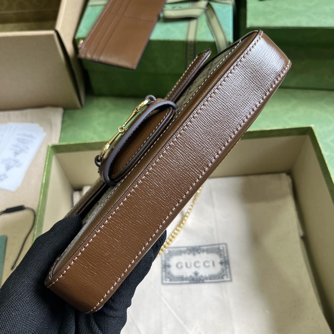 Gucci Horsebit 1955 Mini Bag (21.5x 12.5x 3cm) - DopestKickz