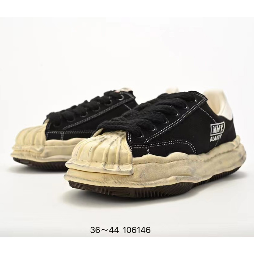 Maison Mihara Yasuhiro Original Sole Canvas Low Sneakers - DopestKickz