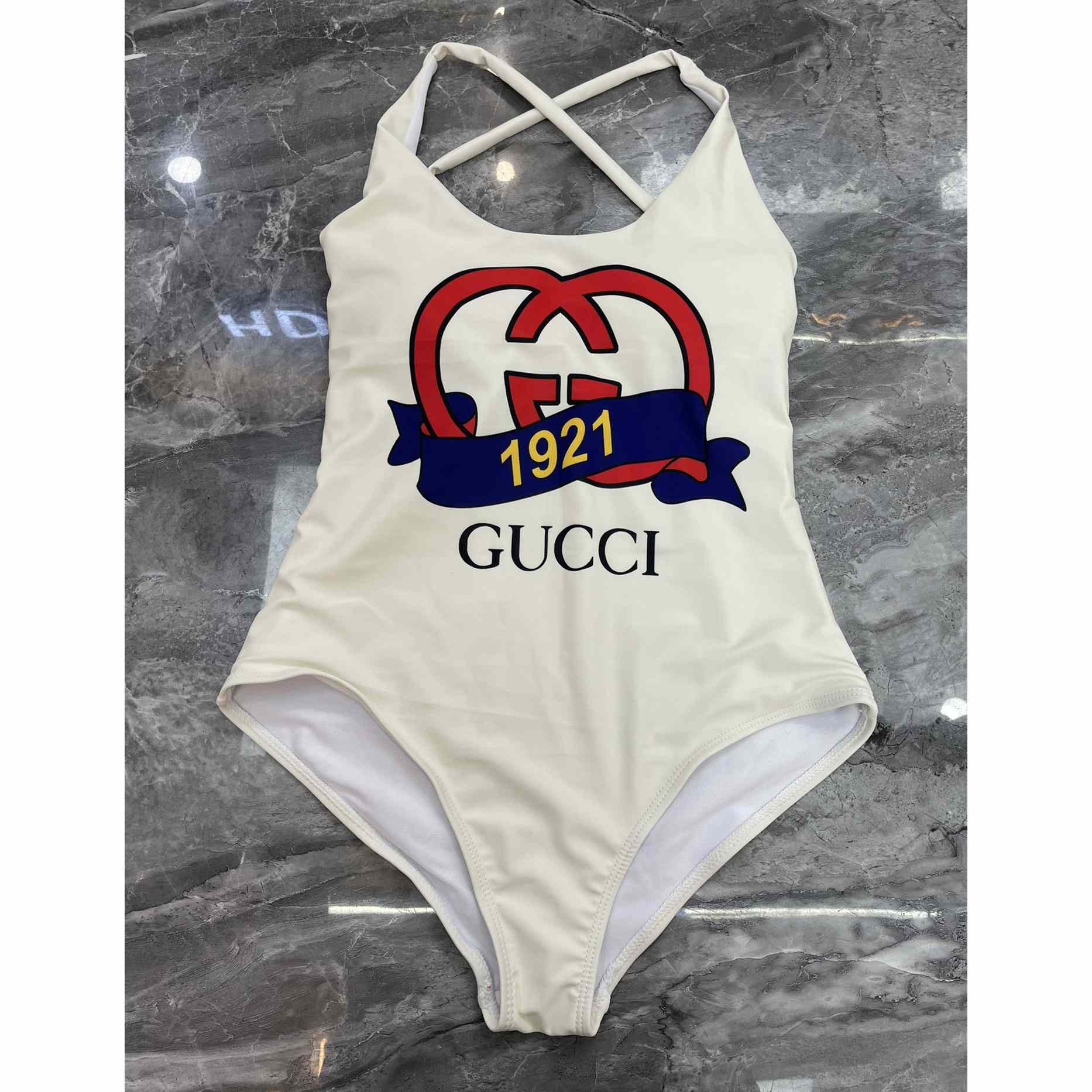 Gucci Sparkling Jersey Swimsuit - DopestKickz