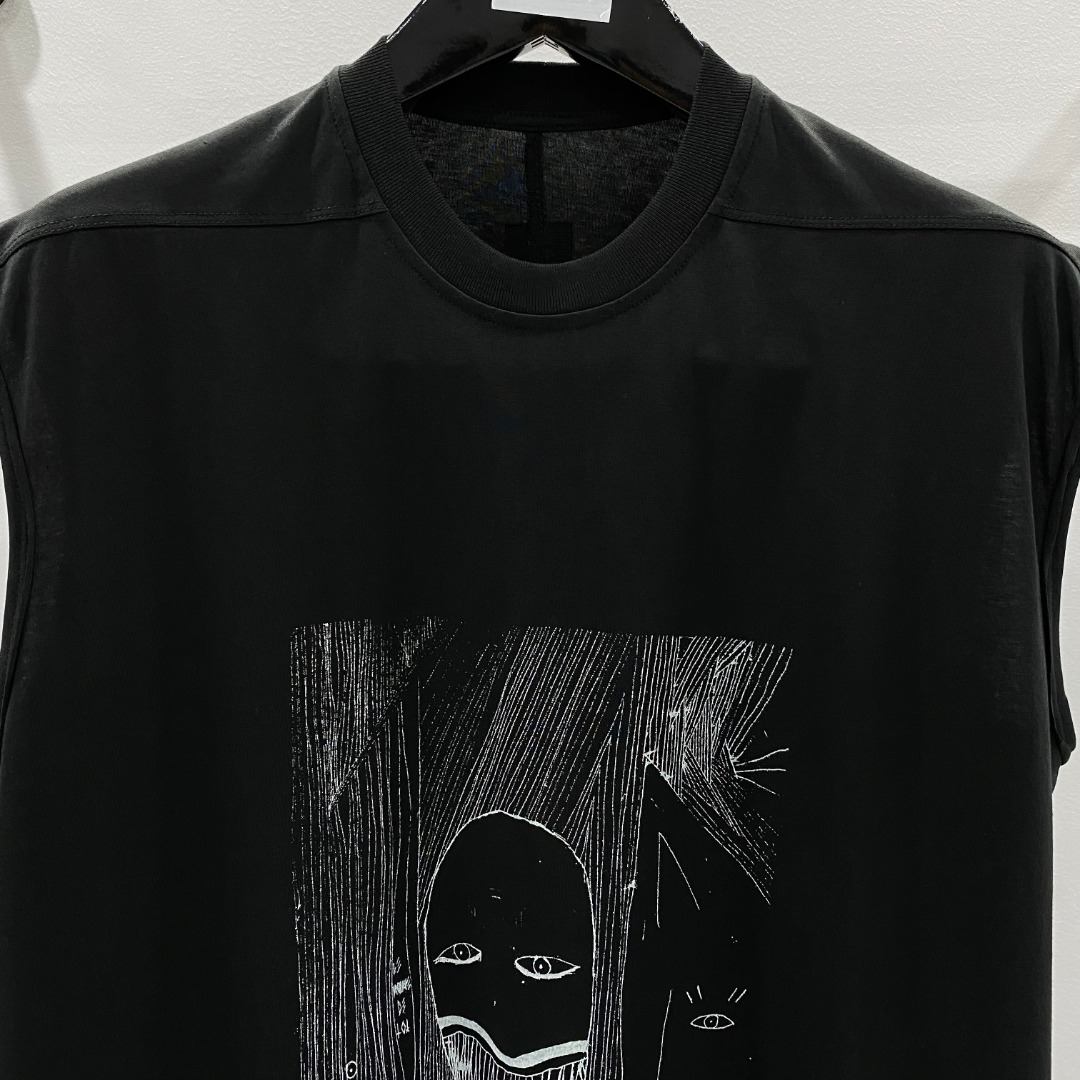 Rick Owens Drkshdw Strobe Sleeveless Tank Top - DopestKickz
